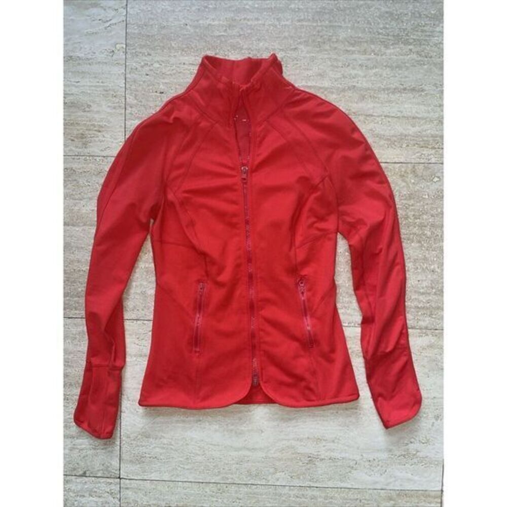 Zella zip jacket pink/coral fitted, Vented‎ Back Activewear,stretchy, Pocket